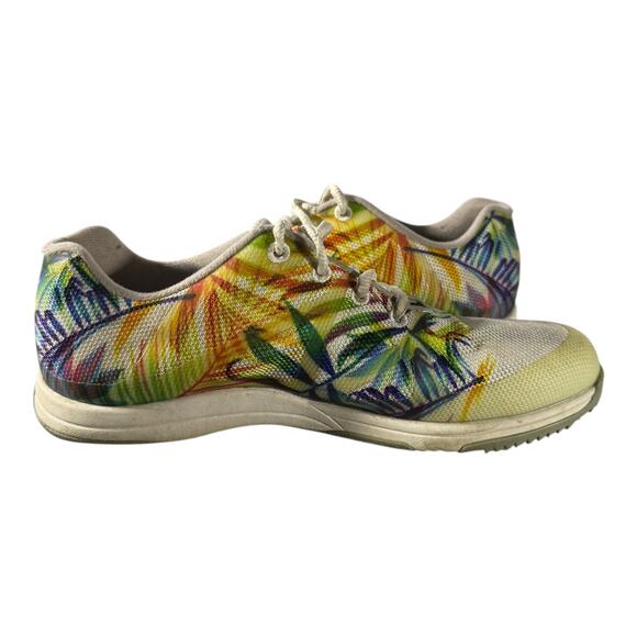 FootJoy Leisure Spikeless Golf Shoes Womens Sz 7.5 M Bright Multicolor Palm Tree - Picture 8 of 9